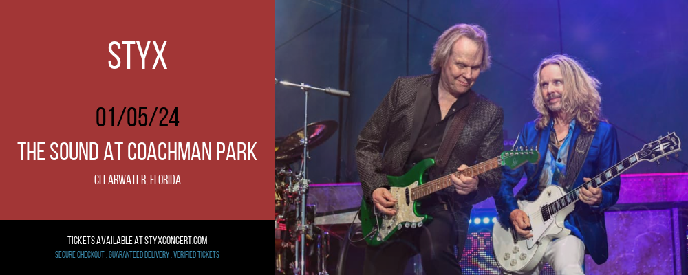Styx at The Sound at Coachman Park at The Sound at Coachman Park